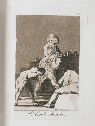 Al Conde Palantino, de Los Caprichos, 1797-1798 - Francisco de Goya